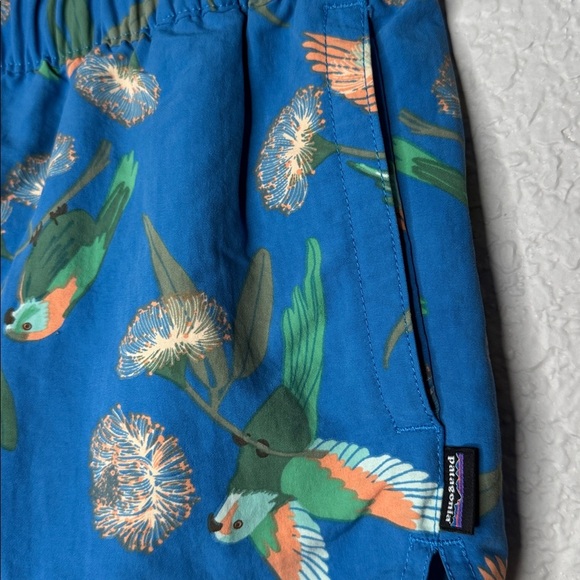 Patagonia Women's Barely Baggies Shorts Parrot Port Blue Size Small - Picture 4 of 6